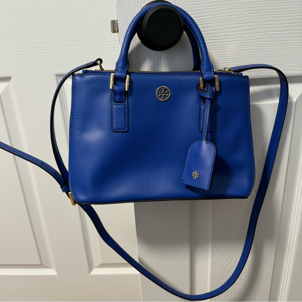 Tory Burch Robinson Double Zip Tote - Convertible Crossbody Strap